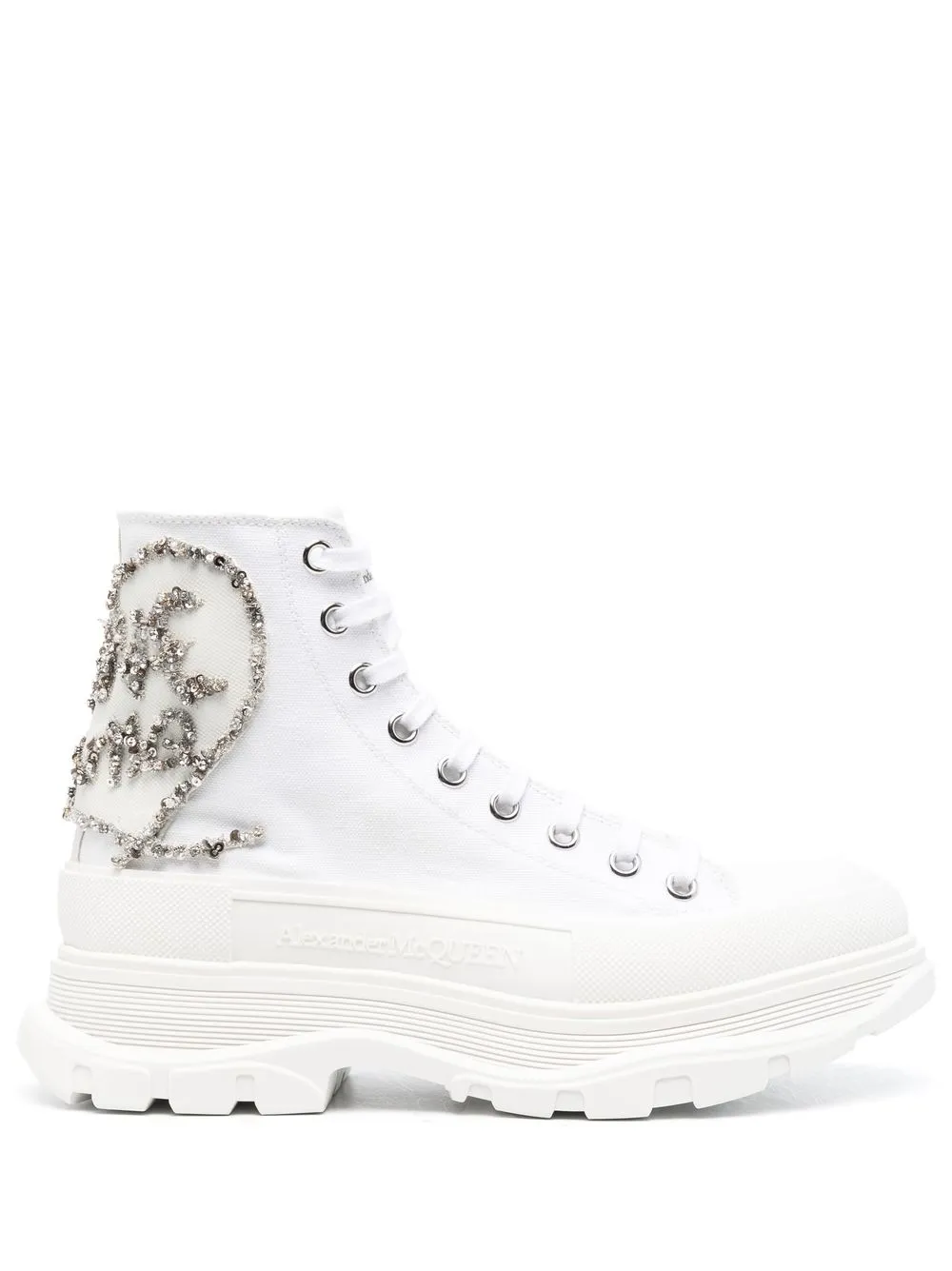 

Alexander McQueen Tread Slick high-top sneakers - White