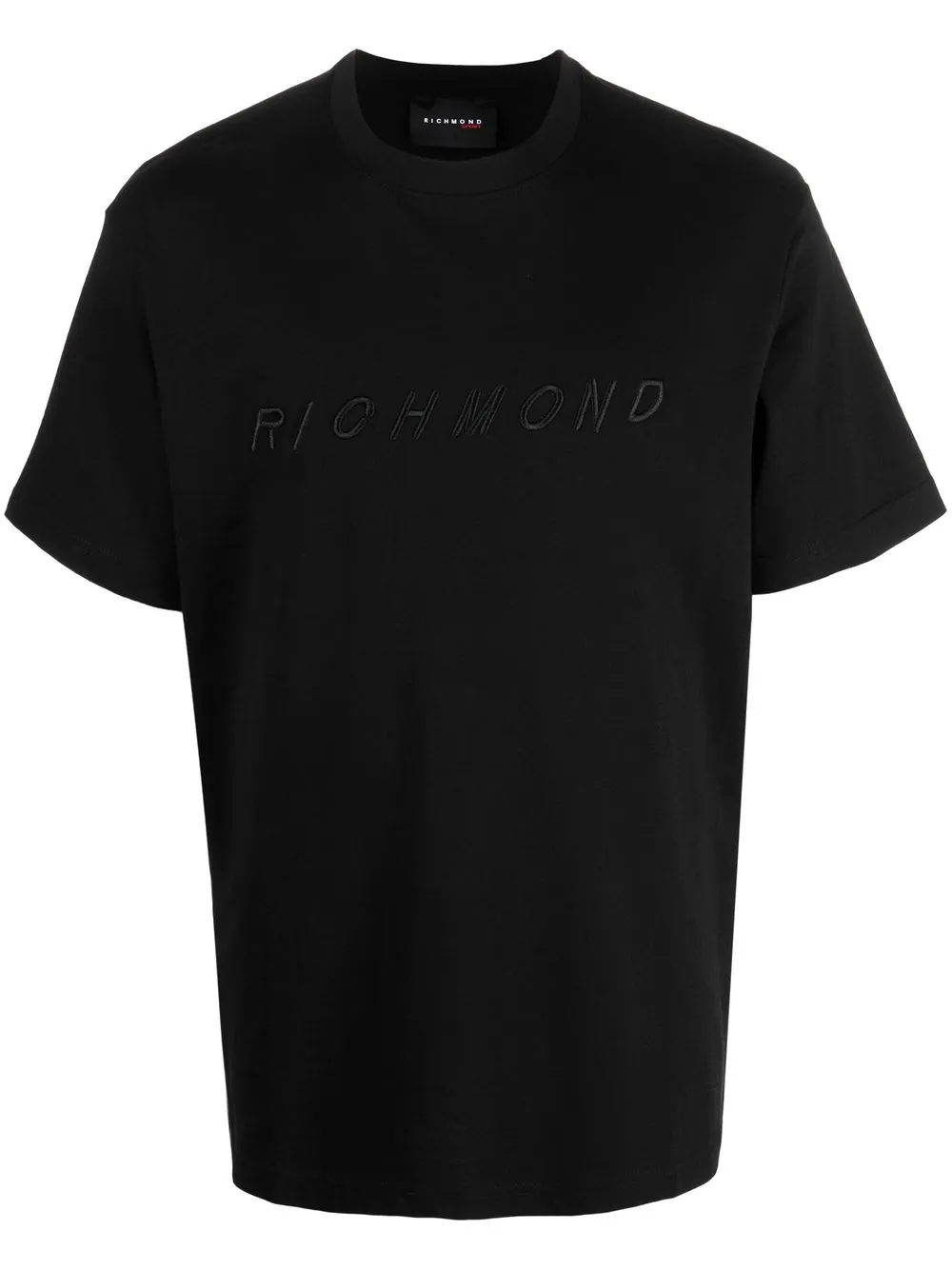 

John Richmond playera con logo estampado - Negro