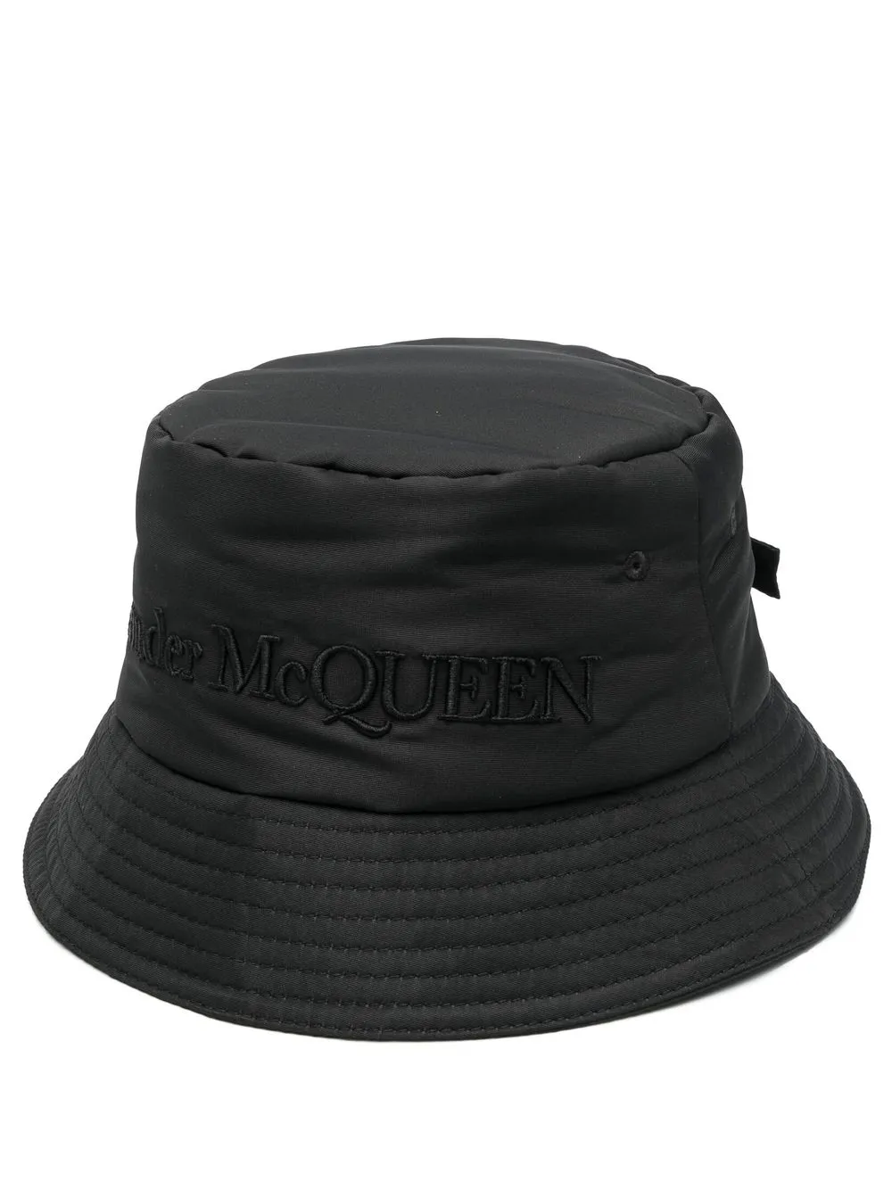 

Alexander McQueen gorro de pescador con logo bordado - Negro