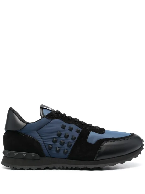 Valentino Garavani Baskets Rockrunner Bleu FARFETCH TN