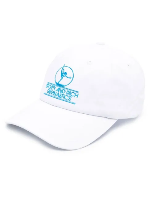 Sporty & Rich embroidered-logo baseball cap