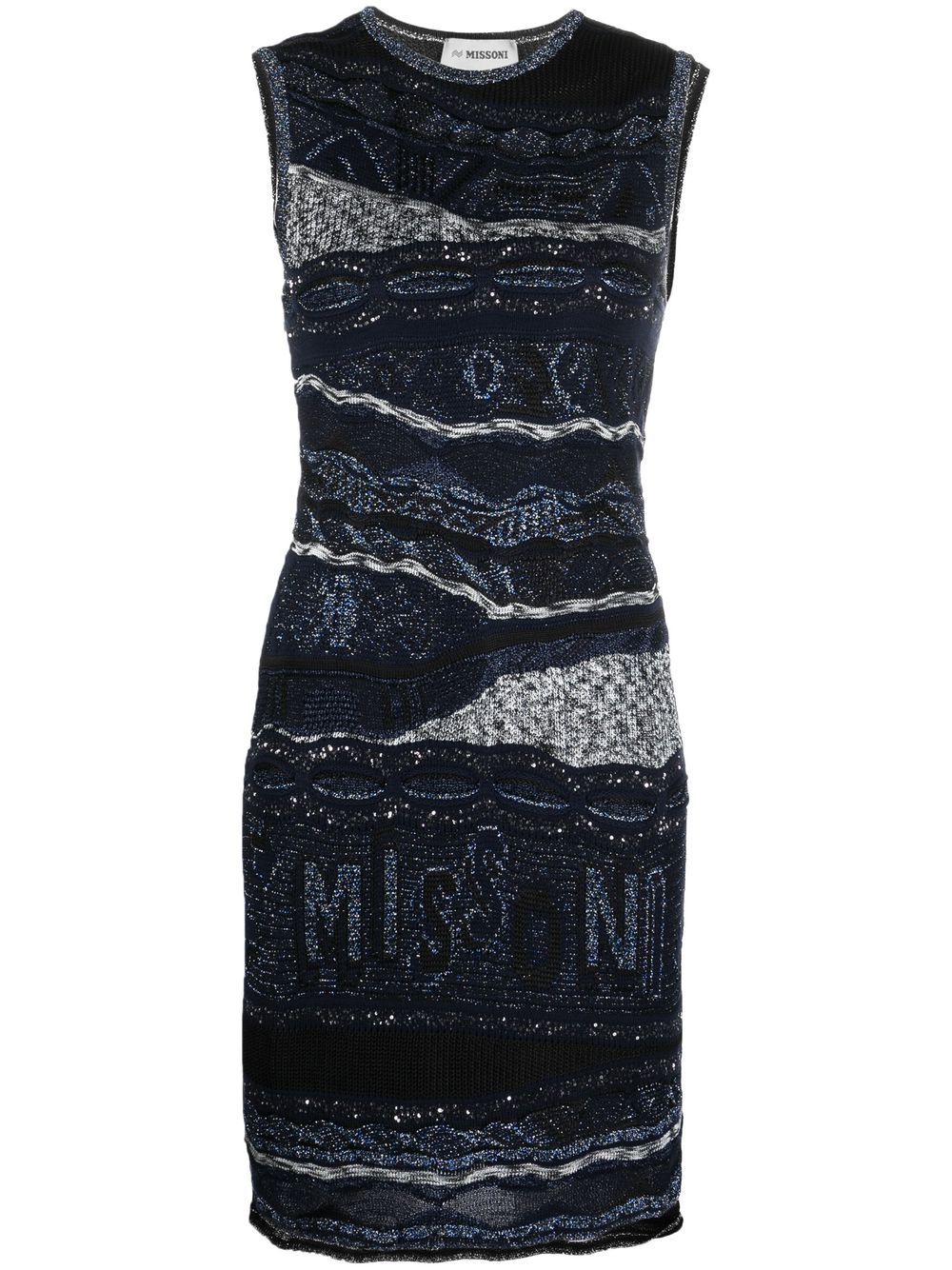 Missoni Embroidered Sleeveless Midi Dress - Farfetch