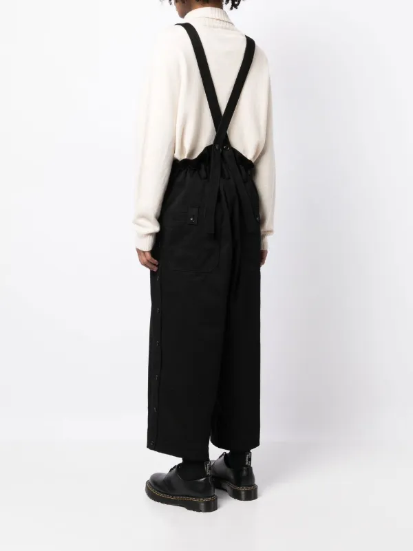 クリスマスファッション 20AW Yohji Yamamotoタキシードクロス2タックサスペンダーパンツ