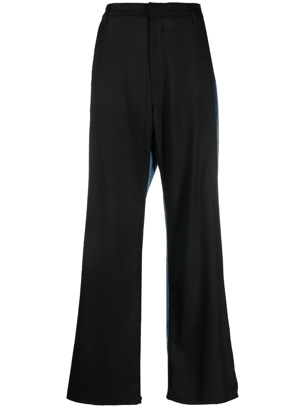 

Diesel two-tone wide-leg trousers - Black