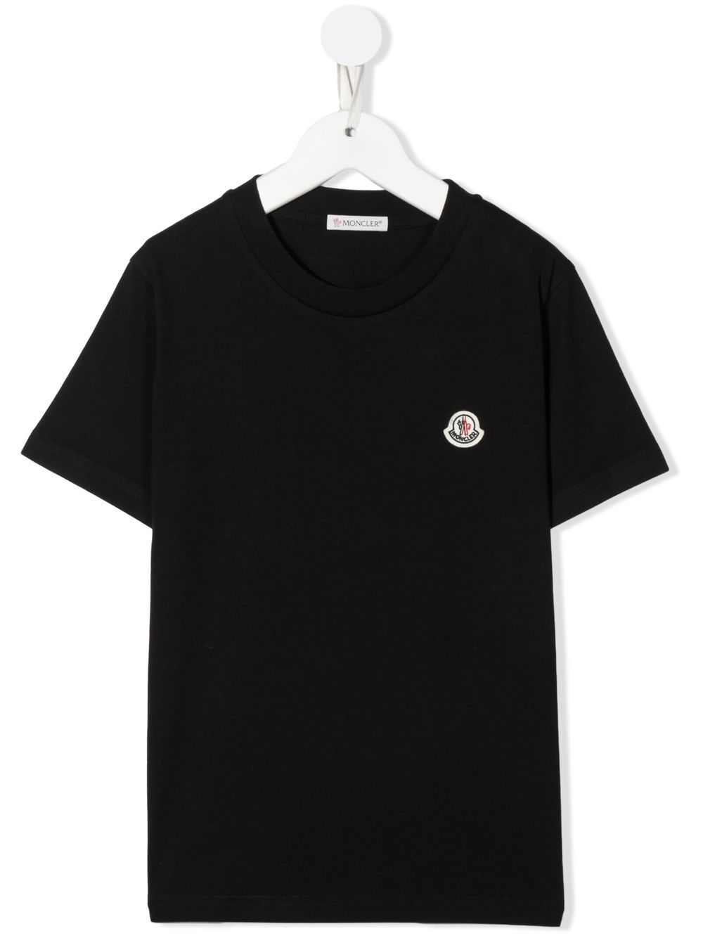 

Moncler Enfant playera manga corta con parche del logo - Negro