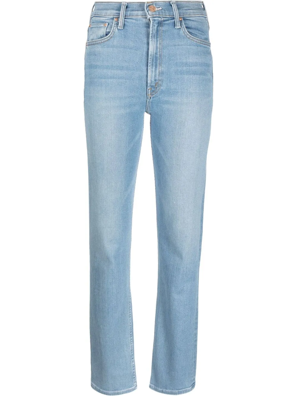 

MOTHER jeans slim de tiro alto - Azul