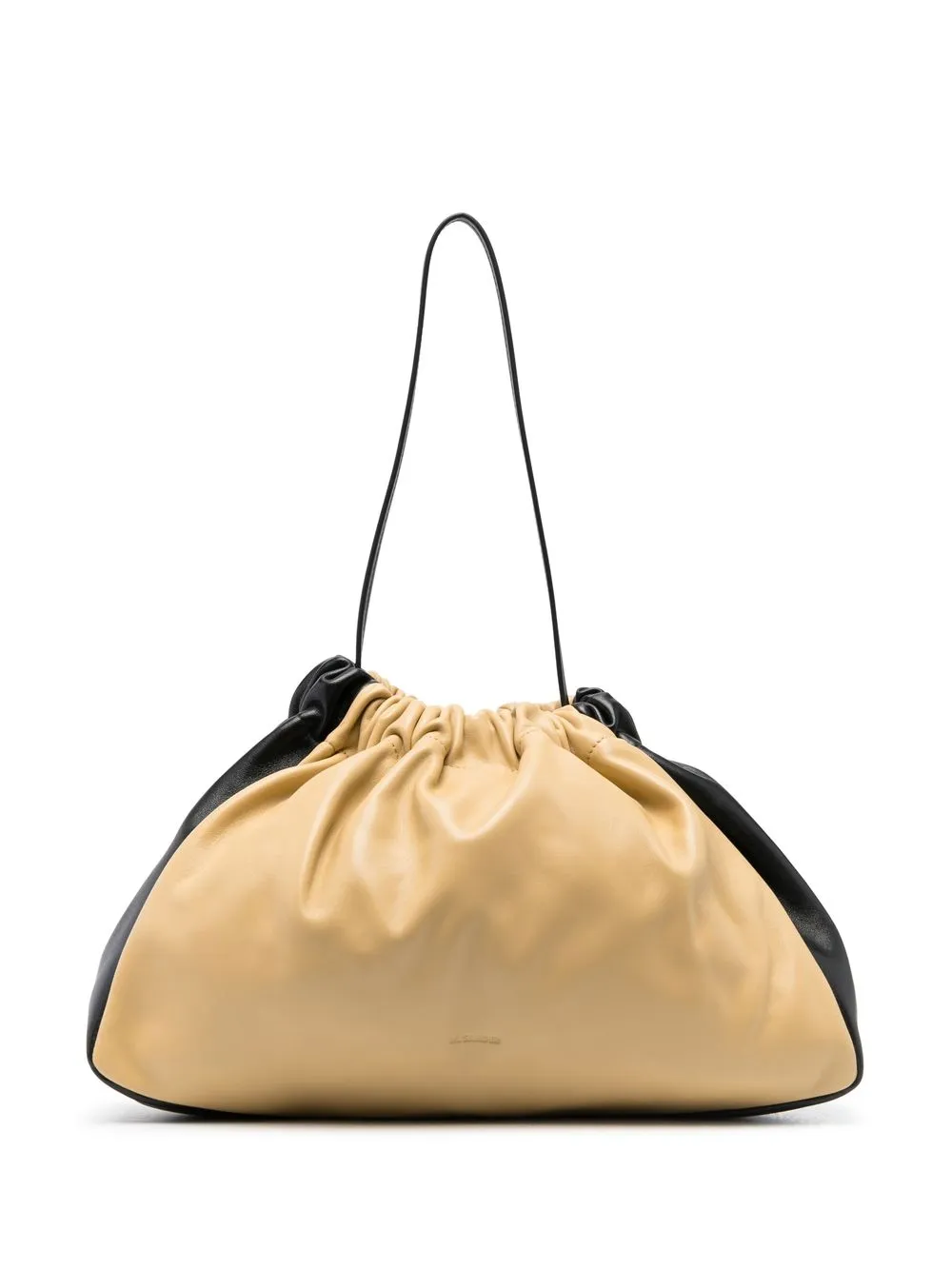 

Jil Sander two-tone leather shoulder bag - Neutrals