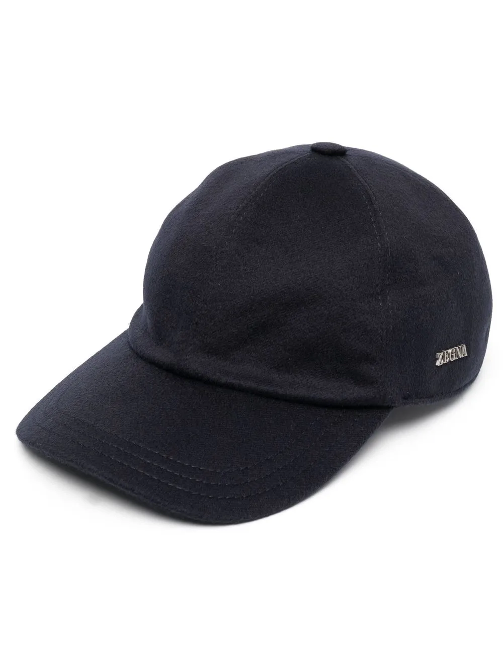 

Zegna gorra con placa del logo - Negro