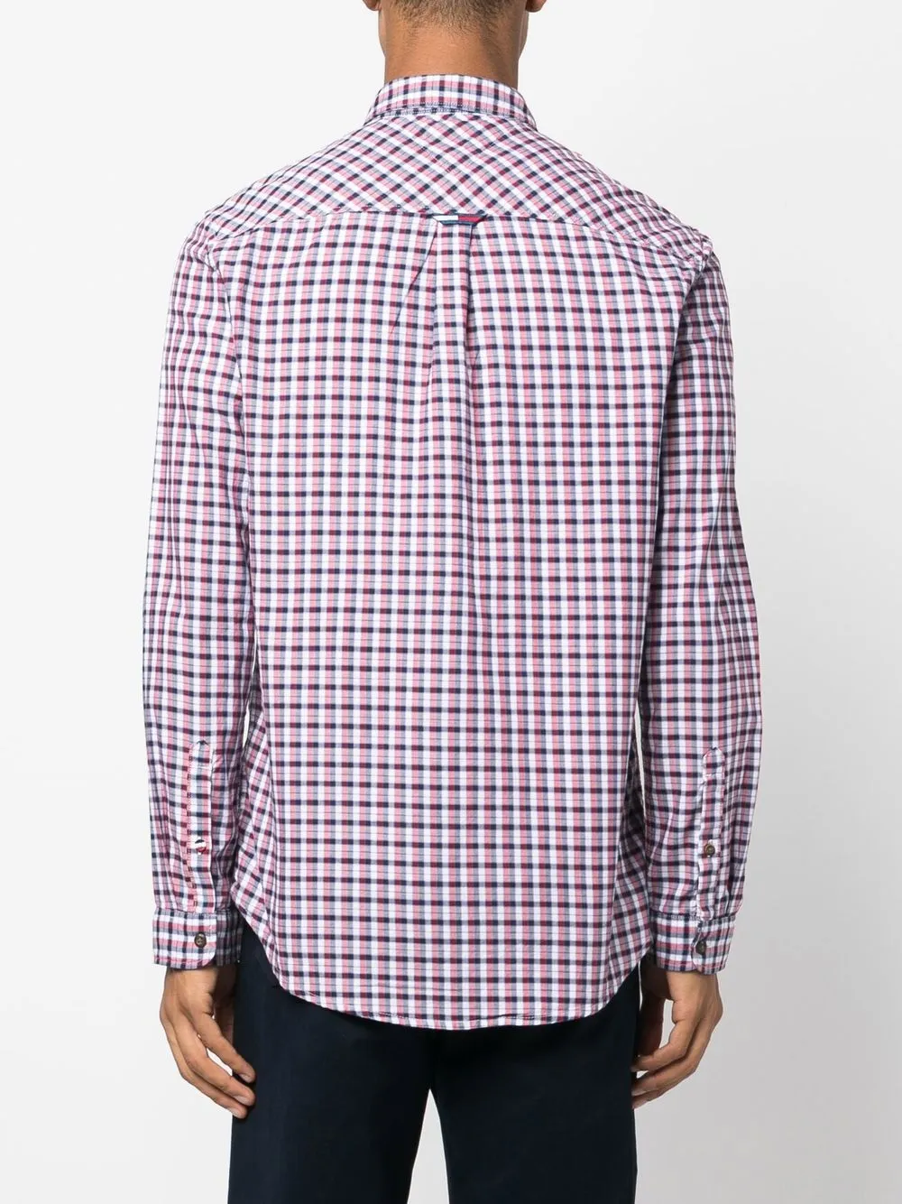 image 2 of tommy jeans 格纹排扣衬衫