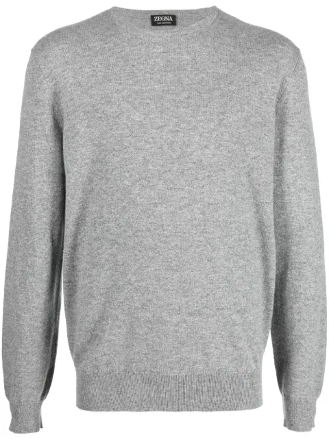 Zegna crew neck cashmere sweater