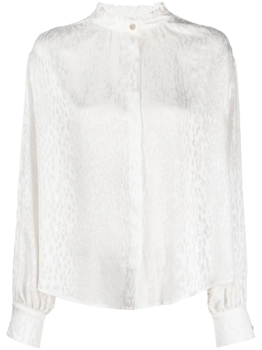 

LIU JO blusa con animal print - Blanco