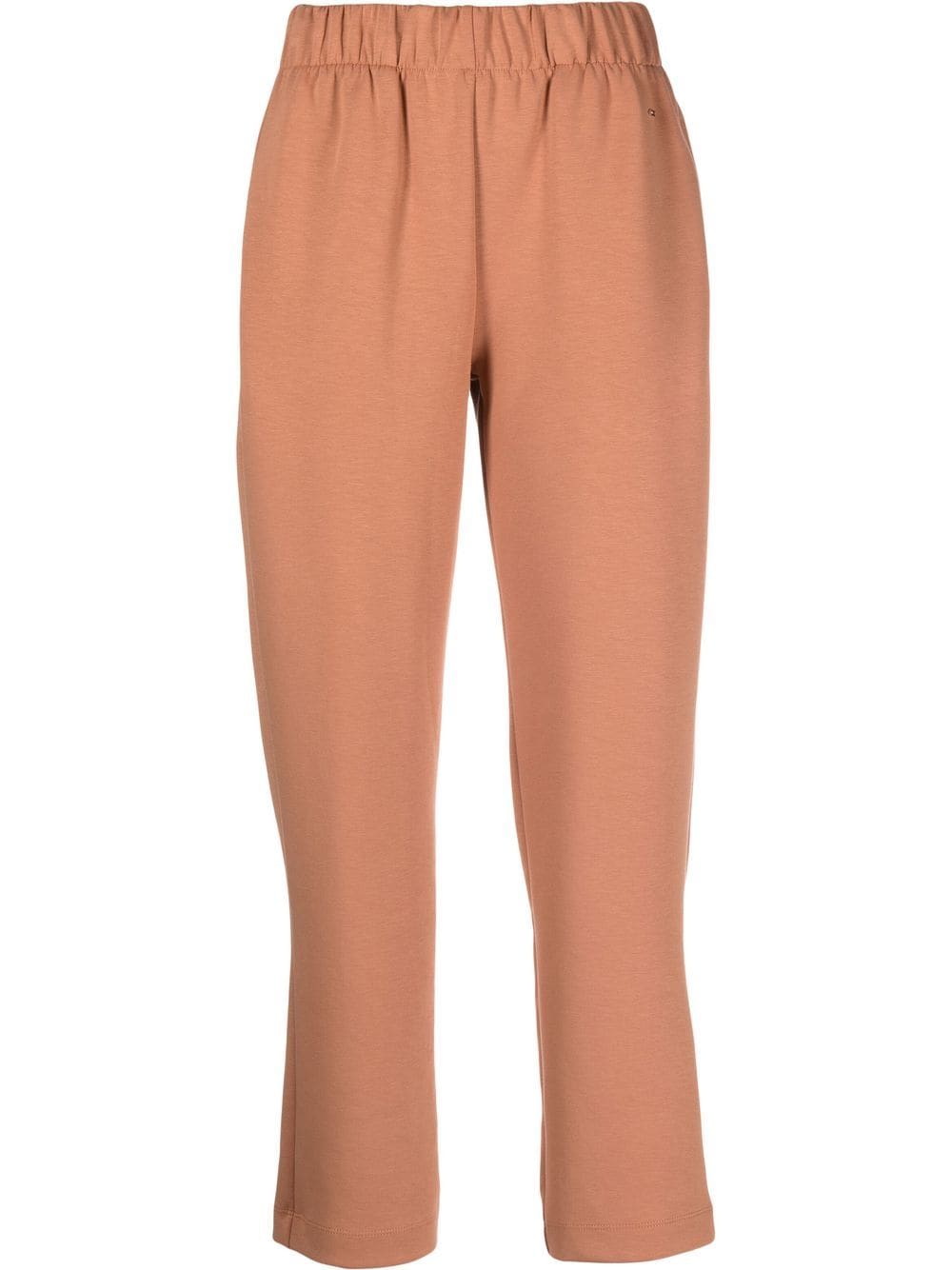 Tommy Hilfiger Elasticated Cropped Trousers In Braun
