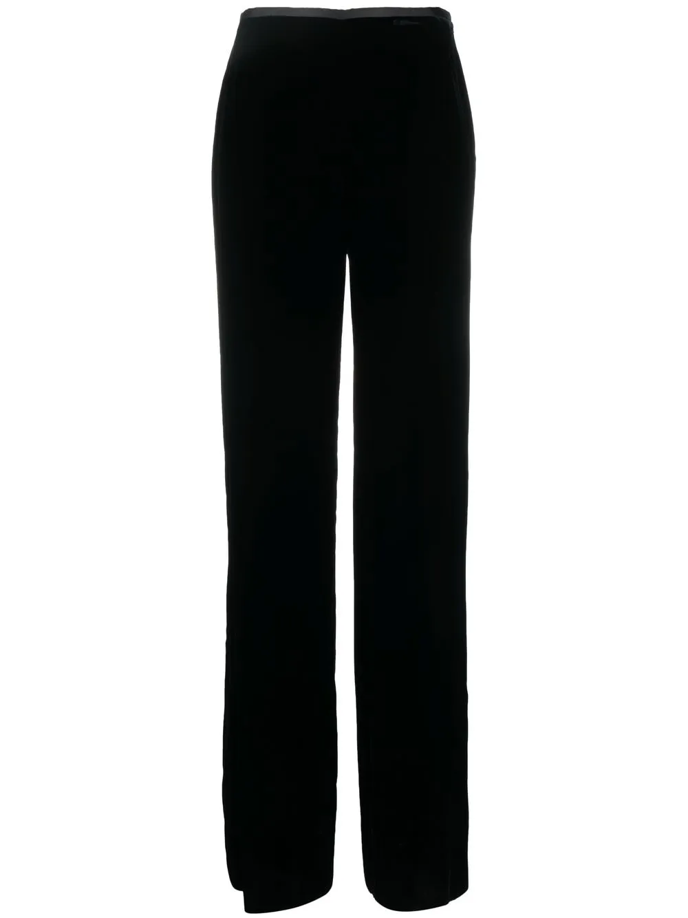 

Emporio Armani elasticated straight-leg trousers - Black