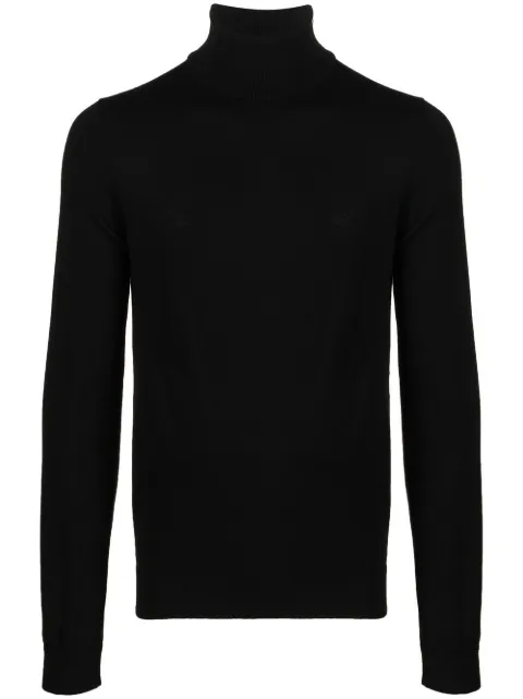 HUGO roll-neck virgin-wool jumper