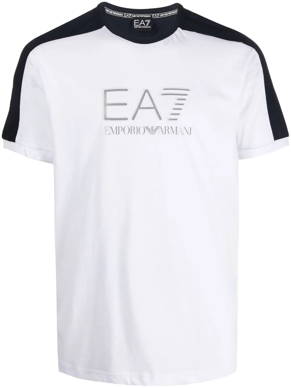 

Ea7 Emporio Armani playera con logo estampado - Blanco