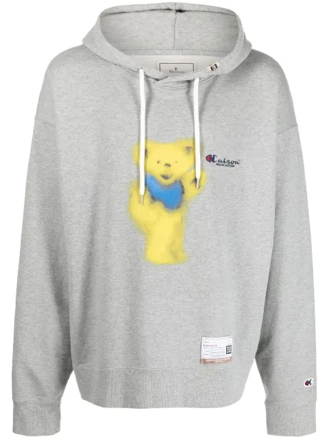 Maison MIHARA YASUHIRO hoodie con estampado gráfico
