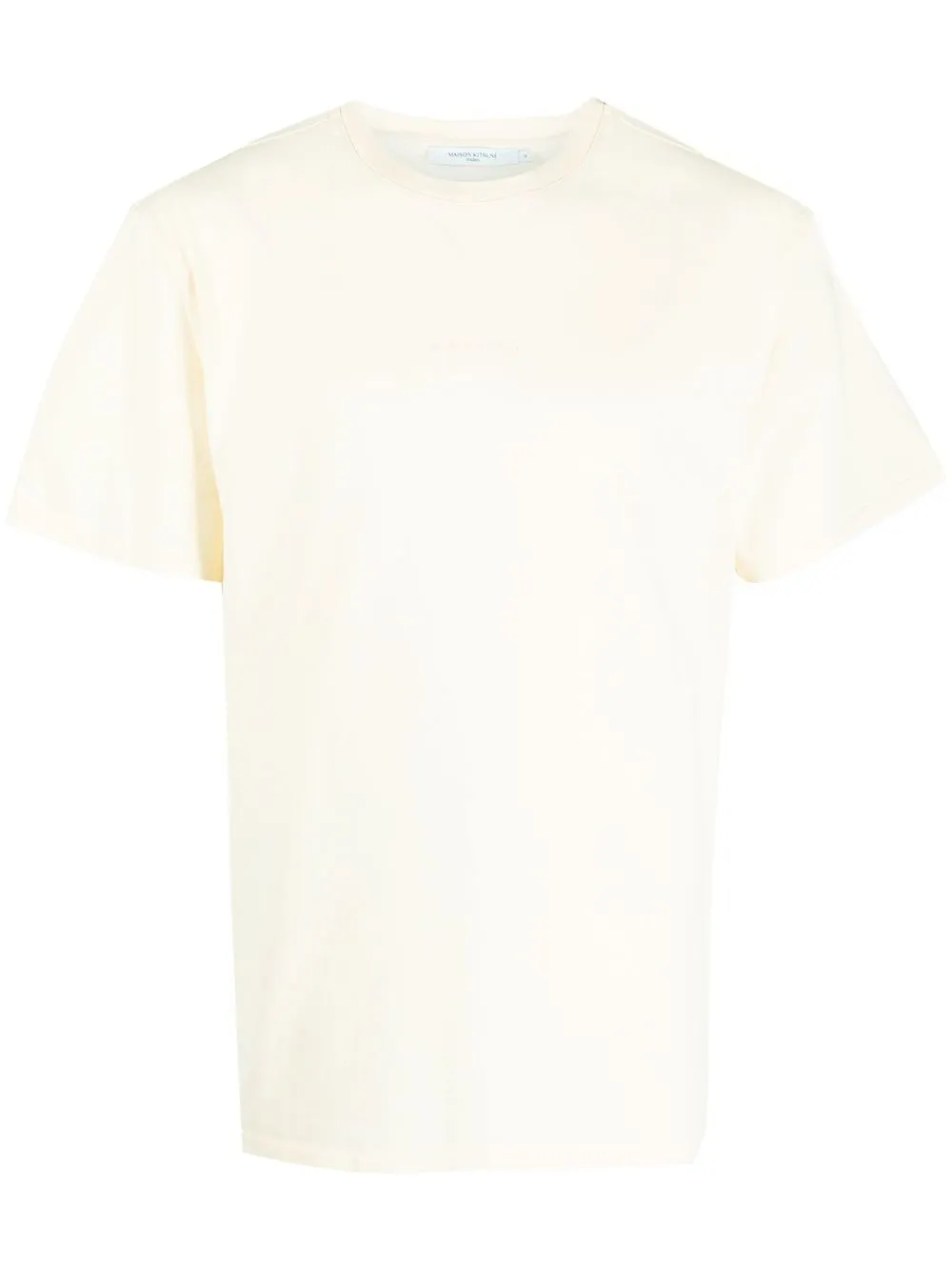 

Maison Kitsuné playera con cuello redondo - Neutro