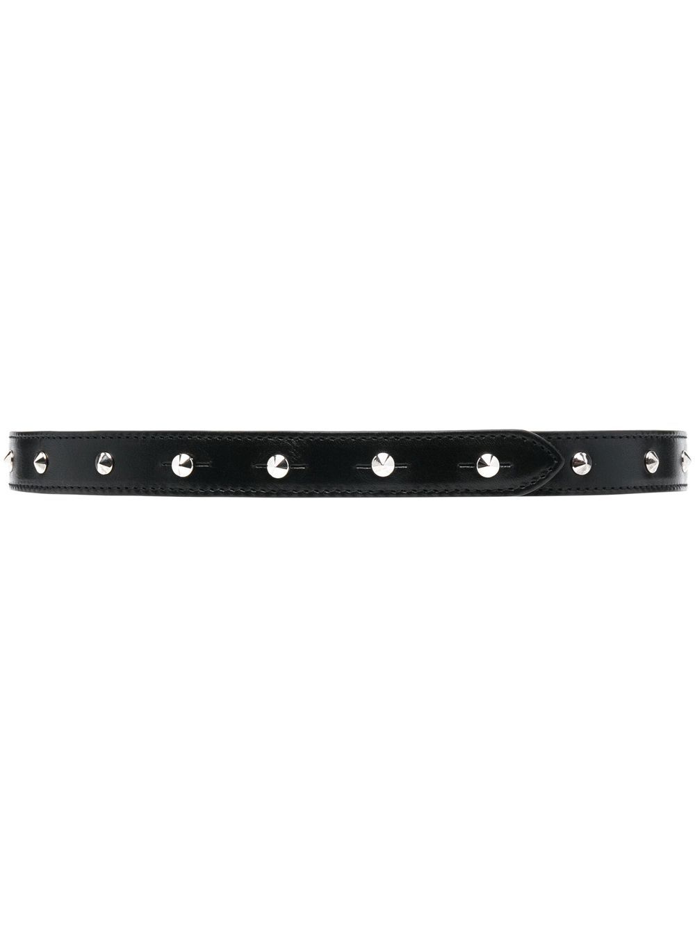 Alexander McQueen studded leather belt - Black