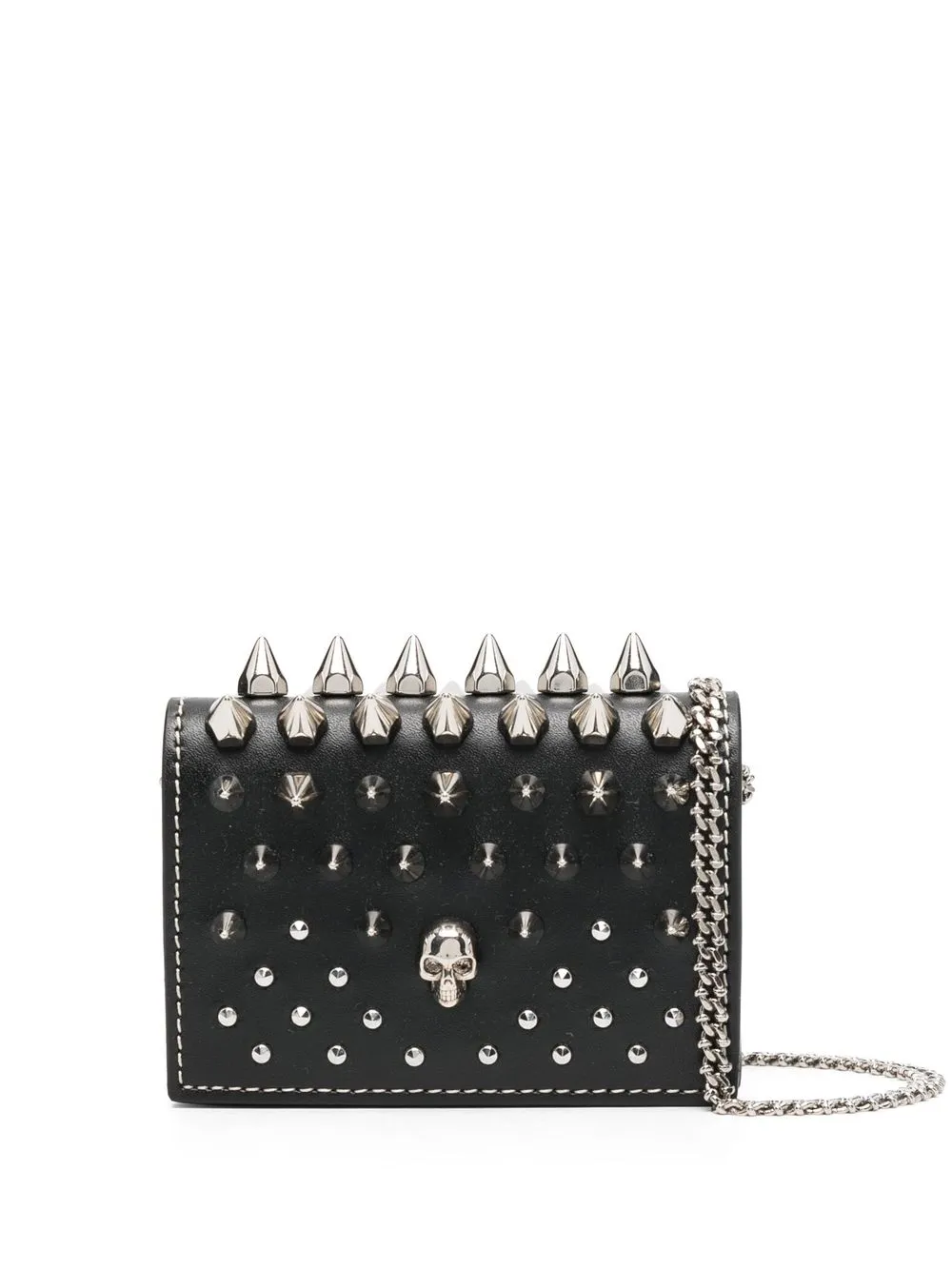 

Alexander McQueen cartera con motivo Skull - Negro