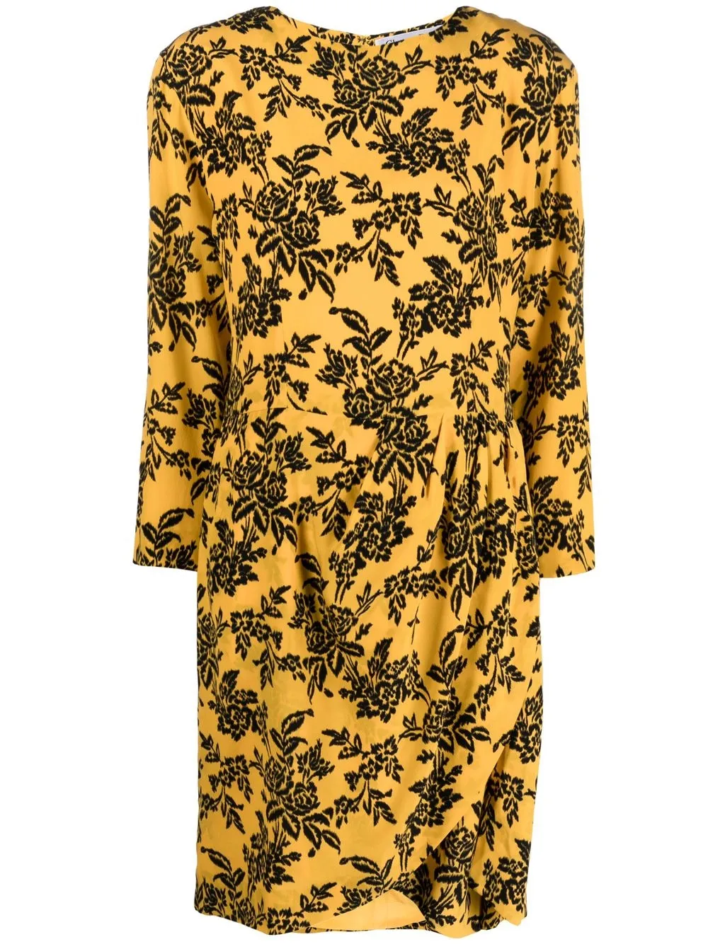 

Christian Dior corbata de seda estampado floral pre-owned - Amarillo