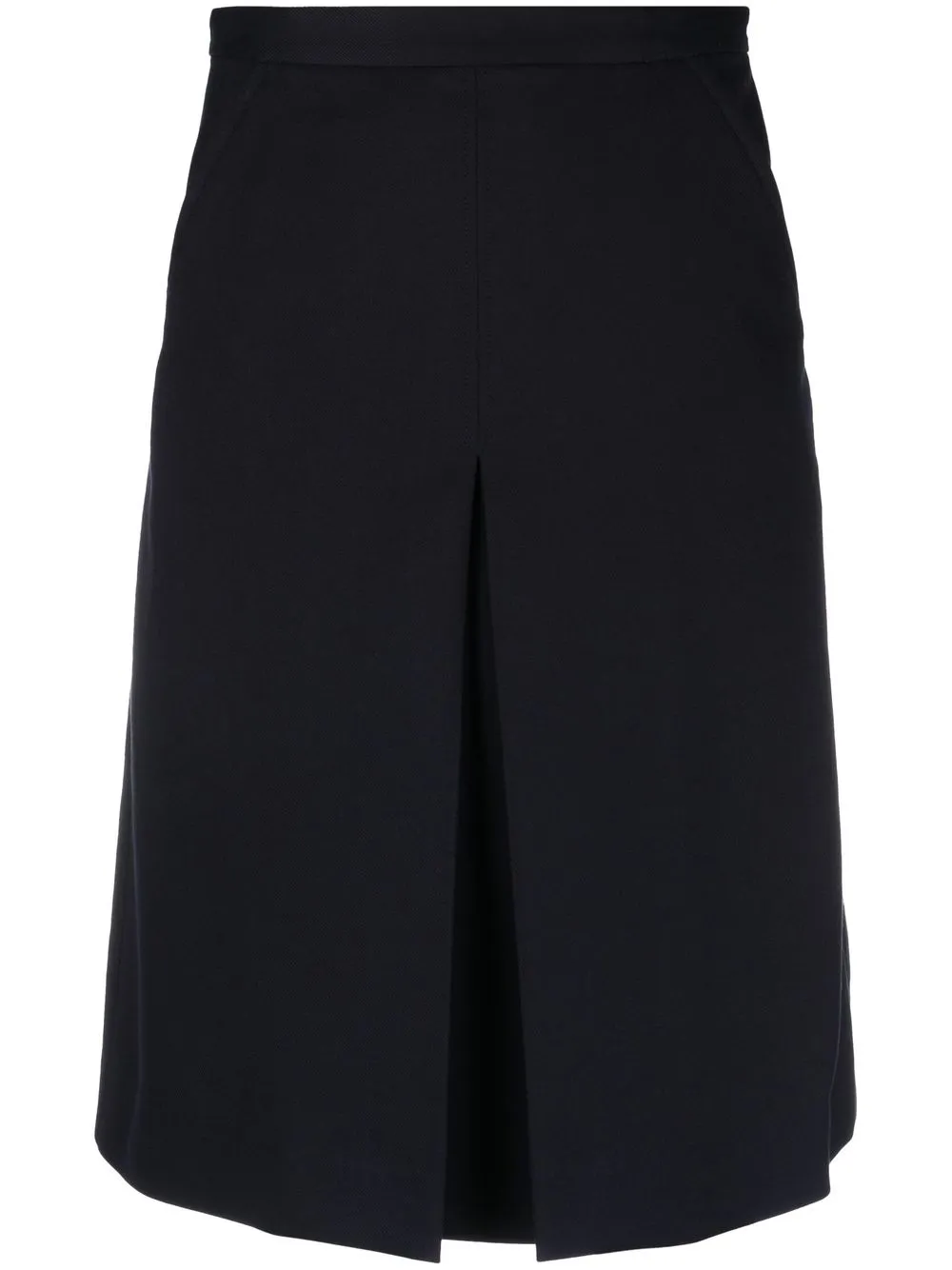 

See by Chloé pleated midi skirt - Blue