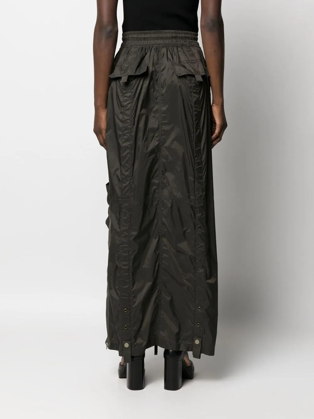 Diesel O Crep Cargo Maxi Skirt Farfetch