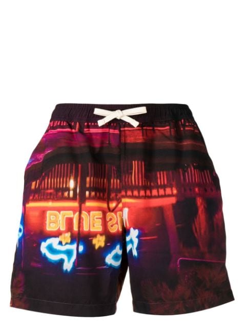 BLUE SKY INN graphic-print deck shorts