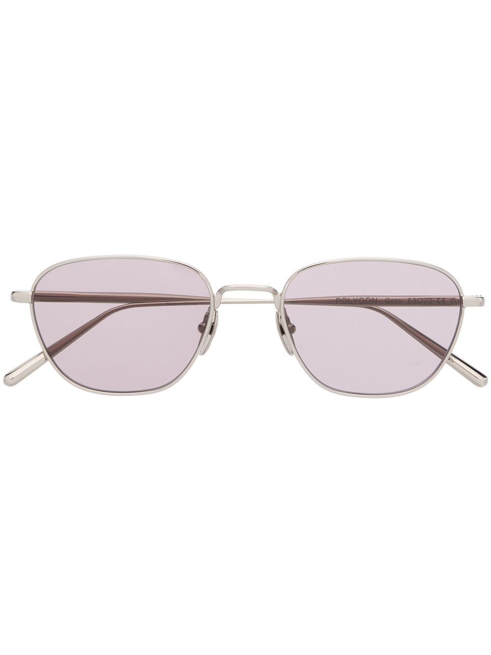 Chimi Polygon Tinted Sunglasses In Silber