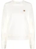 Maison Kitsuné fox-patch sweatshirt - Neutrals