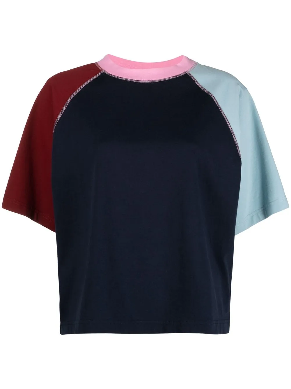 

Kenzo playera con diseño color block - Azul