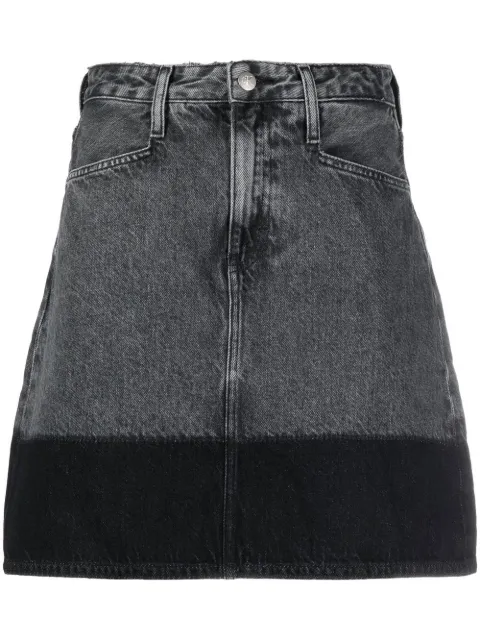 Calvin Klein Jeans two-tone denim mini skirt