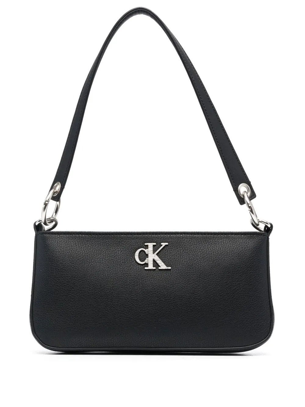 

Calvin Klein Jeans bolsa de hombro con placa del logo - Negro