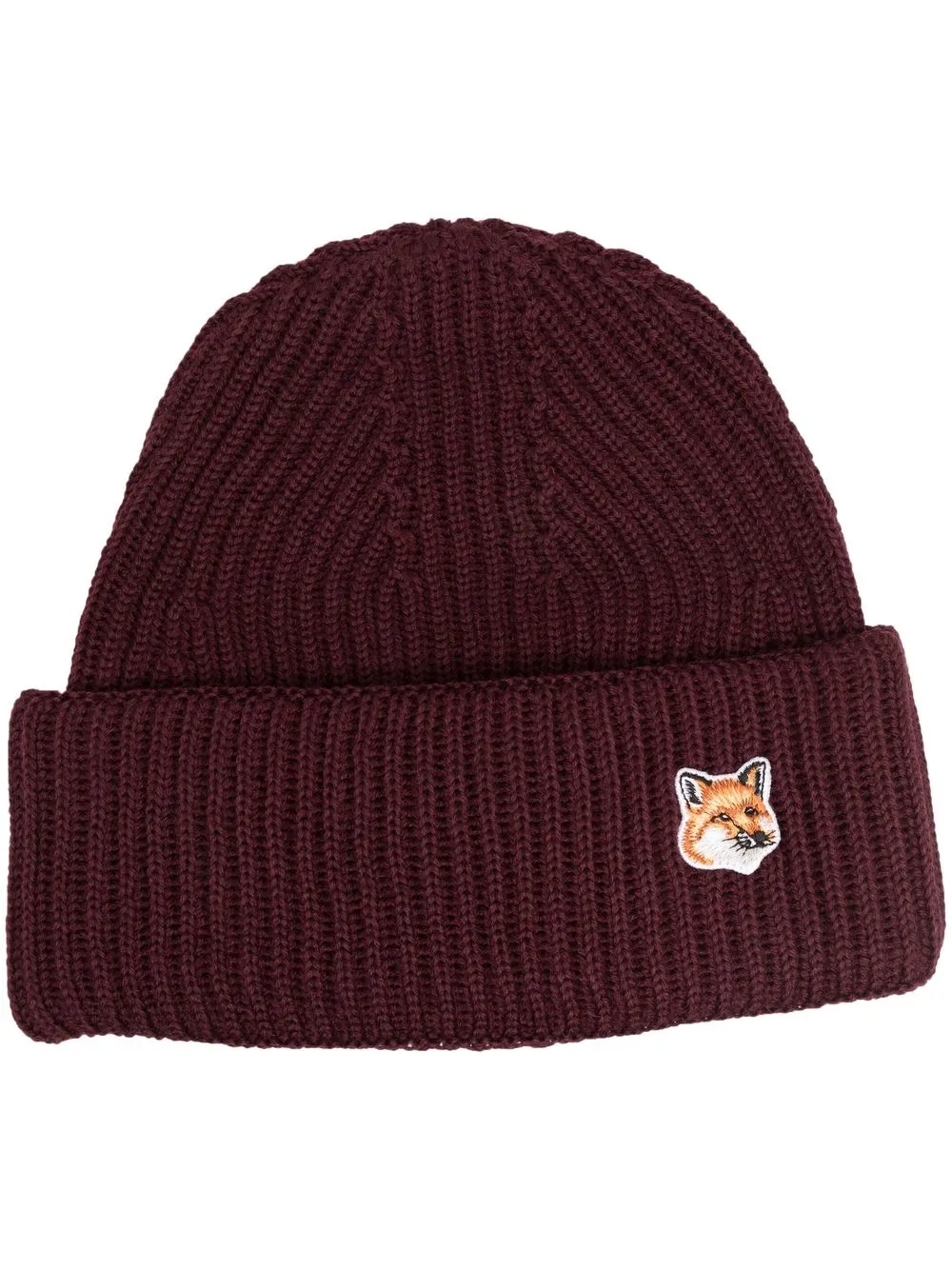 

Maison Kitsuné gorro con logo bordado - Rojo