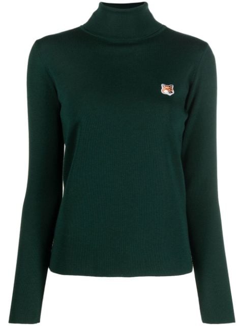 Maison Kitsuné - roll-neck wool jumper