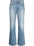 Tu es mon Tresor slim-fit bootcut jeans - Blue