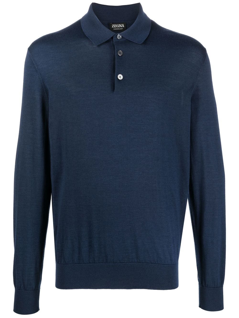 Zegna long-sleeved Knit Polo Shirt - Farfetch