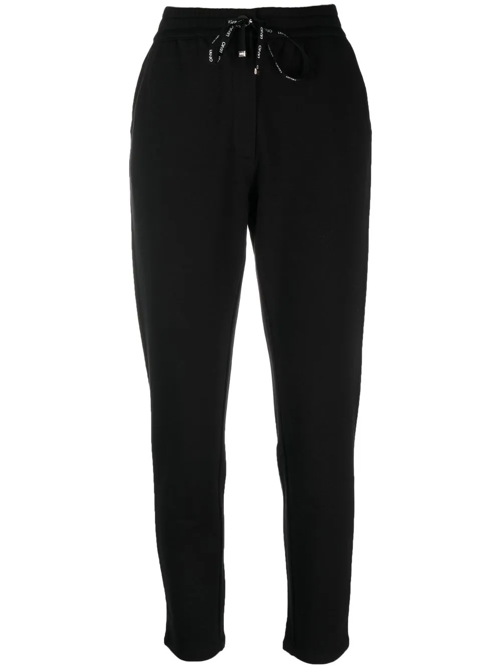 

LIU JO pants ajustados con tiro alto - Negro