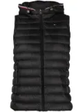 Tommy Hilfiger down-feather hooded gilet - Black