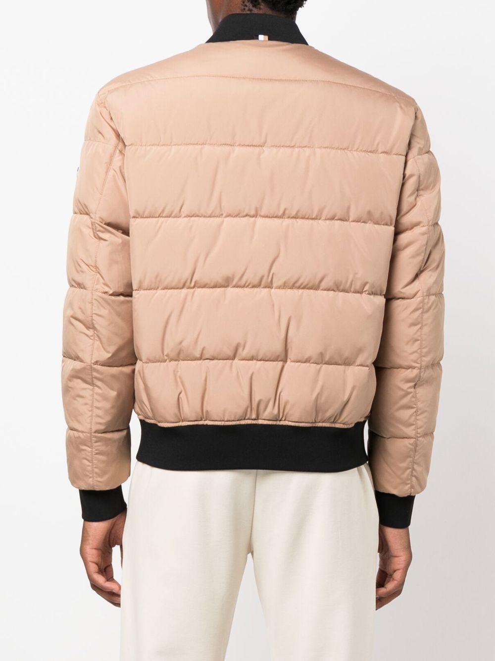 boss quilted bomber jacket