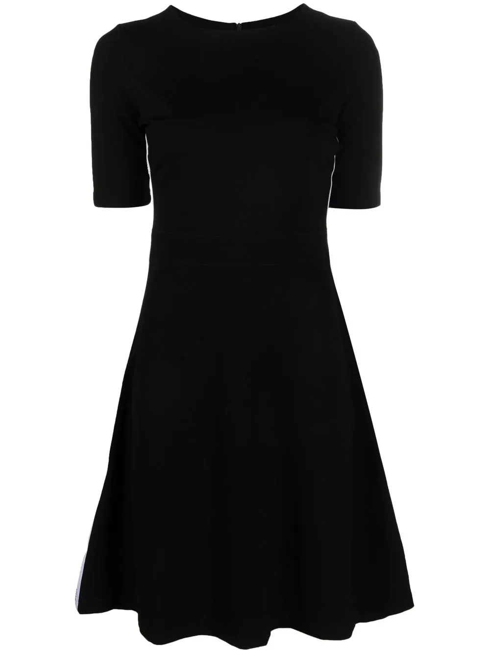 

HUGO vestido midi acampanado - Negro