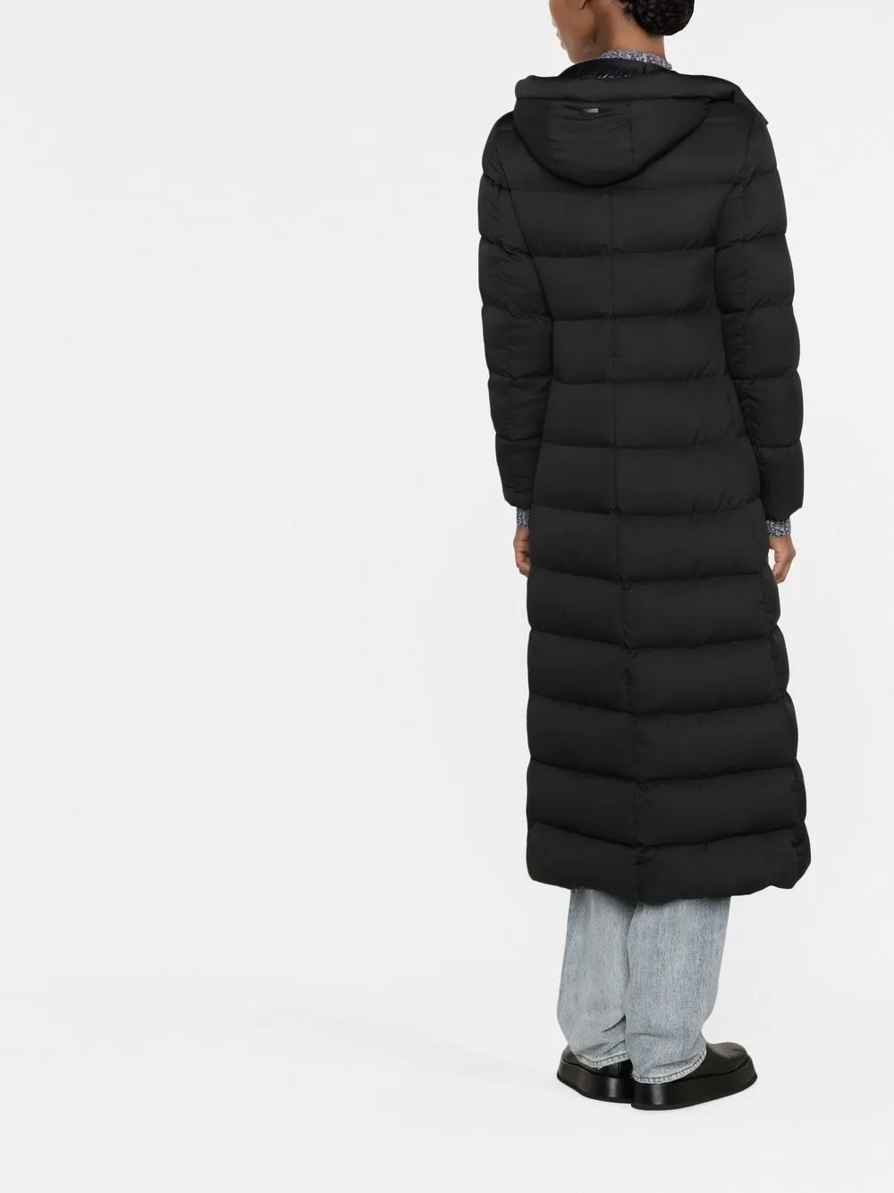 Herno layeredeffect Padded Long Coat Farfetch