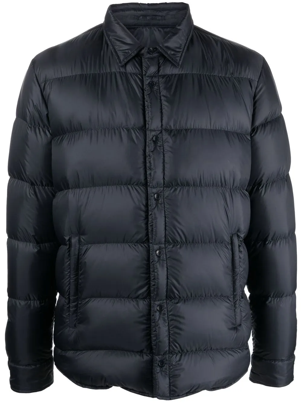 

Herno Globe button-down padded jacket - Blue