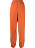 Y-3 contrasting-panel tracksuit bottom - Orange