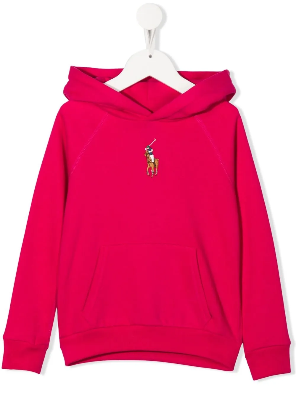 

Ralph Lauren Kids hoodie con motivo Polo Pony - Rosado