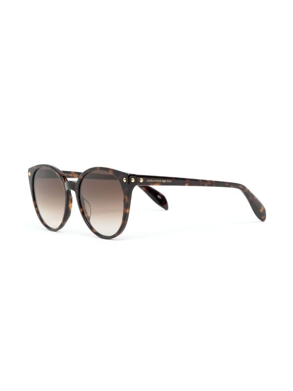 Alexander mcqueen cheap tortoise shell sunglasses