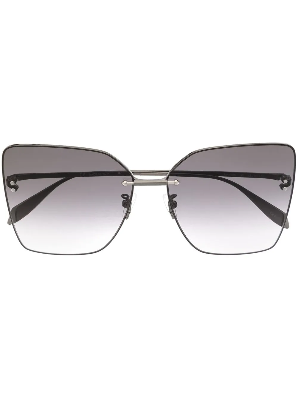 

Alexander McQueen Eyewear lentes de sol con armazón estilo mariposa - Gris