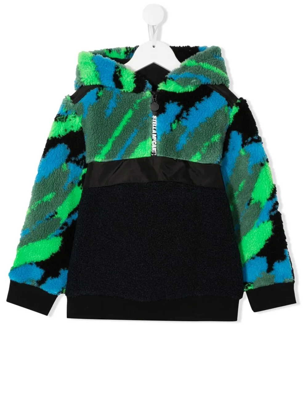 

Stella McCartney Kids hoodie con cierre - Negro