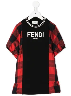 Familiar チェック ワンピース | レッド | FARFETCH JP