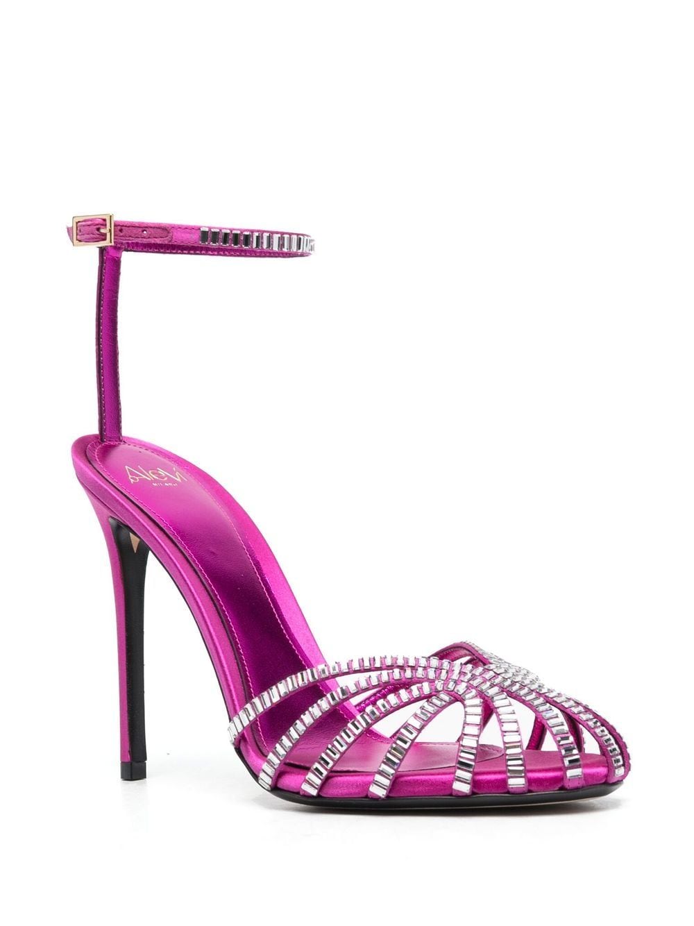 Image 2 of Alevì 120mm embellished caged sandals