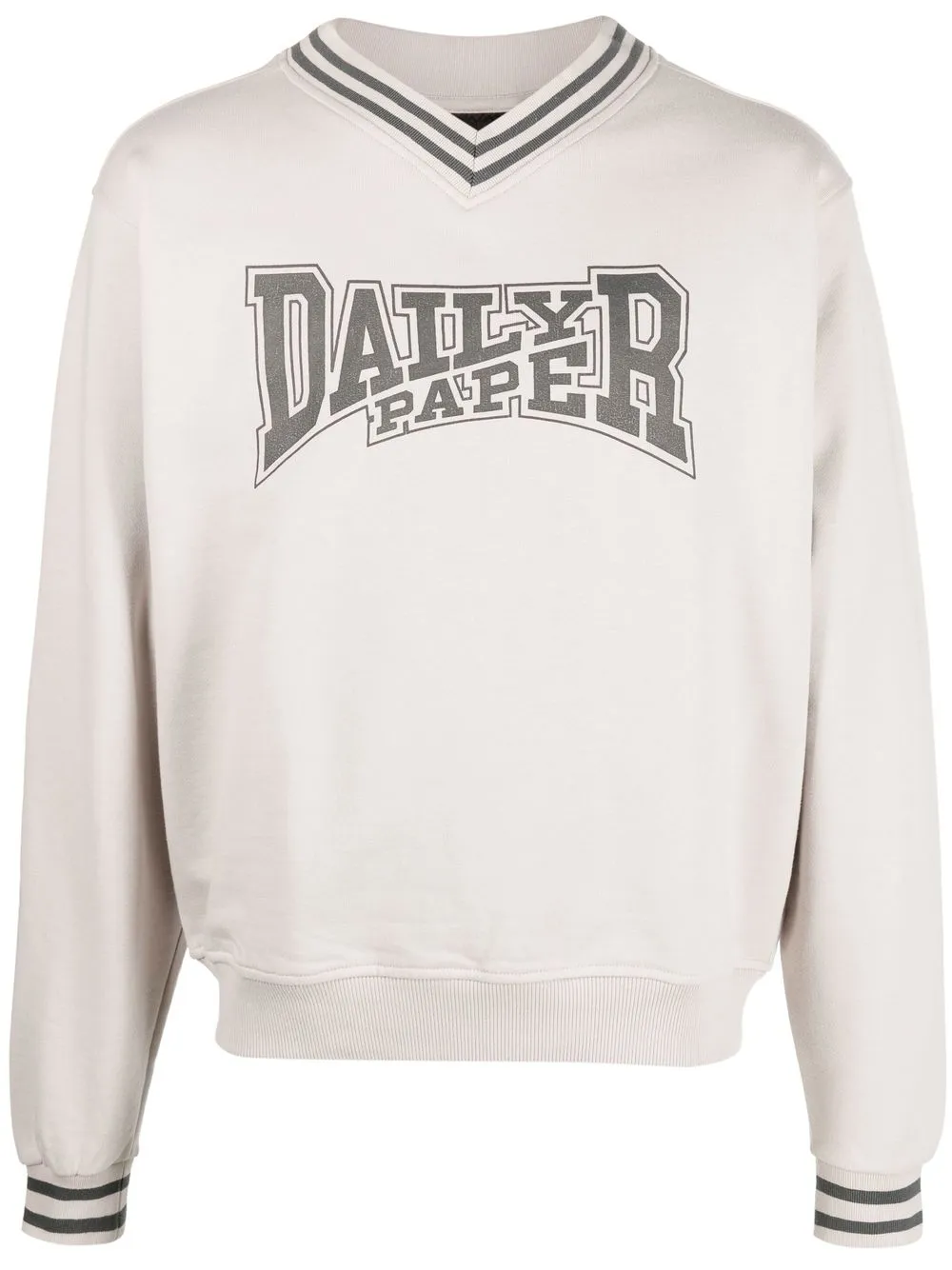 

Daily Paper logo-print sweatshirt - Neutrals